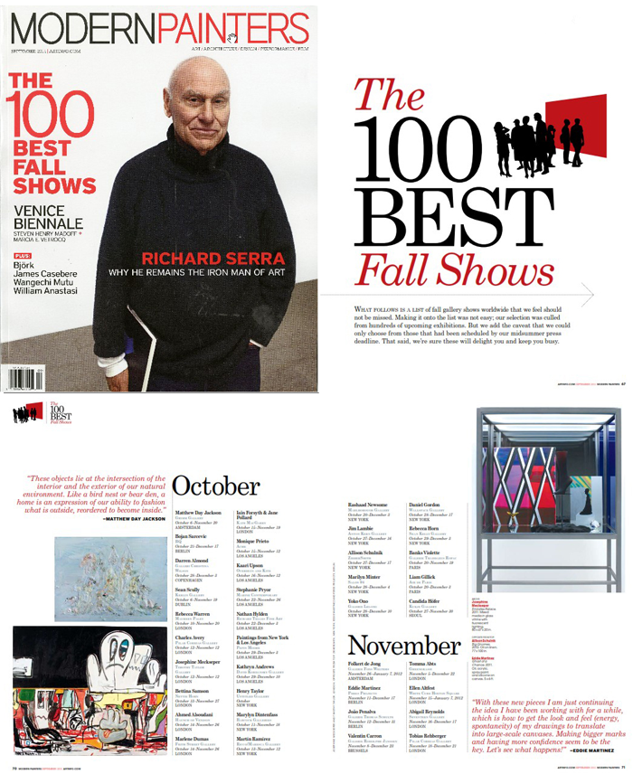 Marylyn Dintenfass Art Info Top Fall 100