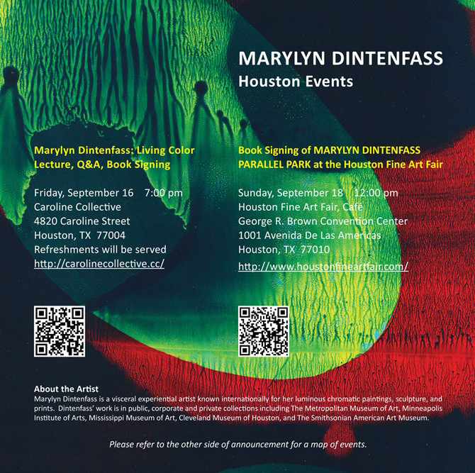 Marylyn Dintenfass-Houston Events